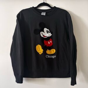 Disney Store Mickey Mouse Chicago Crewneck Sweater